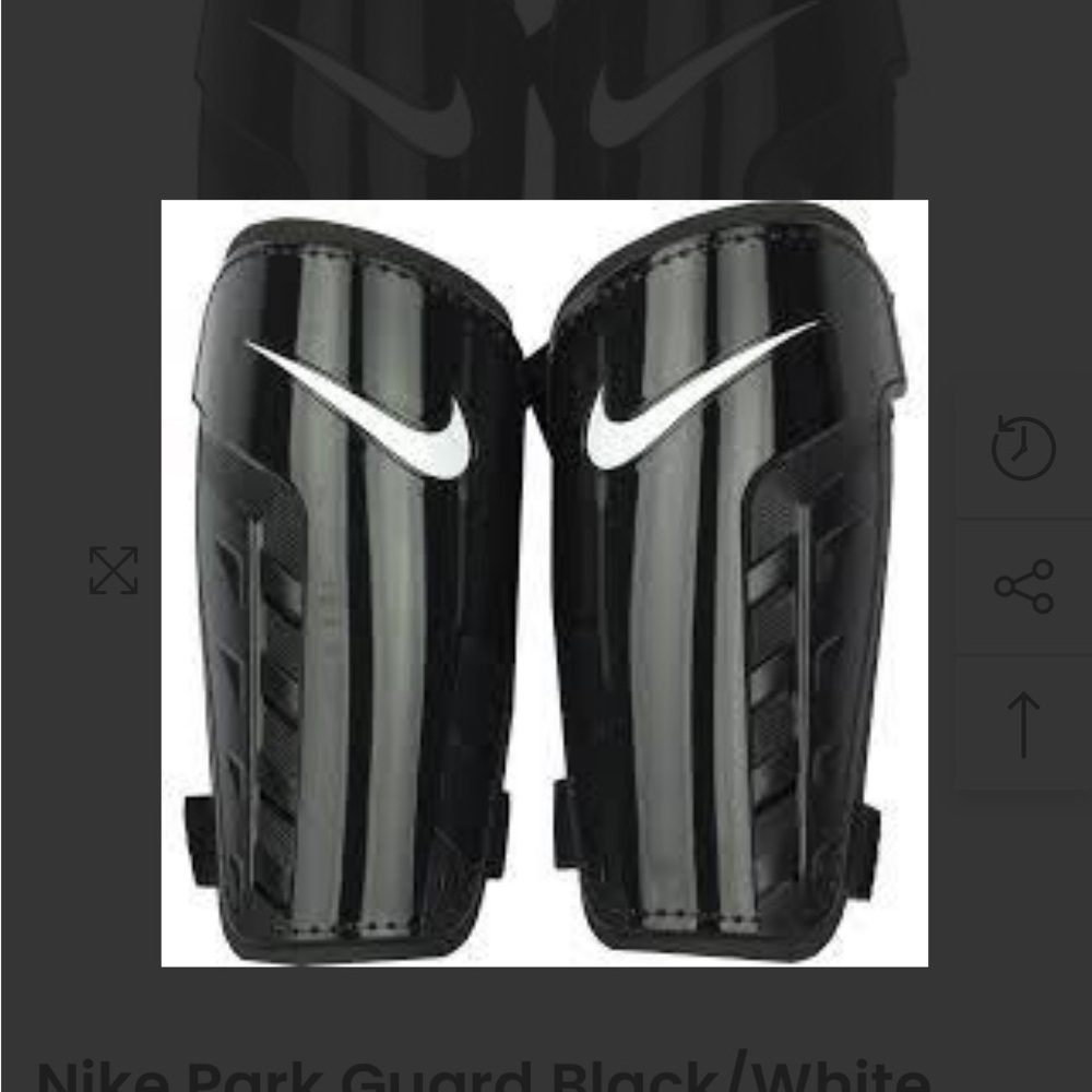 Nike Park Guard Black w White Logo EUC